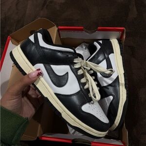 Nike Black and White High-Top Sneakers